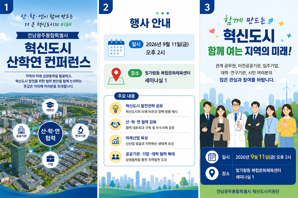 혁신도시 산학연 컨퍼런스